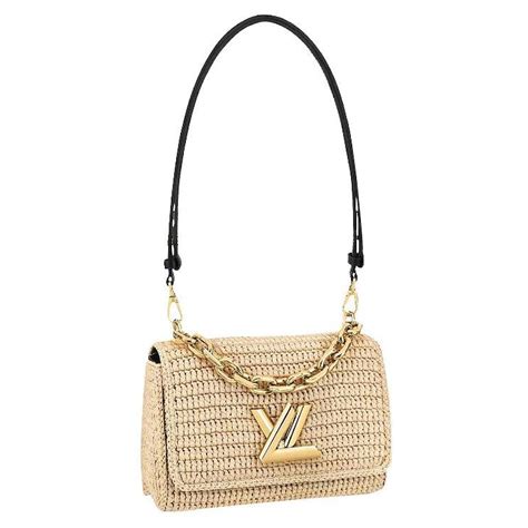 louis vuitton raffia bag|Twist MM Other Leathers .